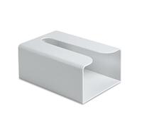 Dispenser di Fazzolettini per il Viso con Montaggio a Parete, Scatola per Fazzoletti, Autoadesiva, Per Tavolo e Armadio da Cucina e da Parete, Verso L'alto O Verso Il Basso(Grigio)