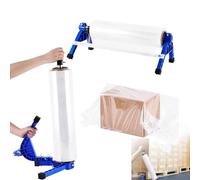 Dispenser di film estensibile - Macchina imballatrice manuale 2 in 1 per pellicola estensibile, 55 cm
