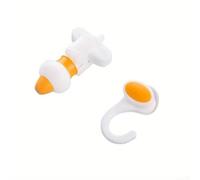 Dispenser di gel doccia integrativo dotato di pompa resistente alle perdite e dispositivo di misurazione per un uso costante del gel (arancione)