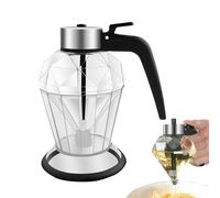 Dispenser di in - Contenitore di sciroppo trasparente senza da 200 ml | Bottiglia di salsa multiuso 9,5 x 15 cm, Vaso di olio d'oliva, Vaso di con tuffo per latte condensato,