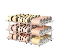 Dispenser di lattine per cucina, distribuzione auto-roll, impermeabile, organizer per bevande in lattine, frigorifero, armadio, cucina, camera da , dispensa, garage, inaugurazione della casa