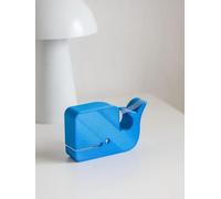 Dispenser di nastro adesivo a forma di balena - divertente dispenser di nastri | Organizer a balena stampato 3D (blu)