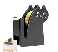 Dispenser Di Nastro Adesivo Per Gatti - Dispenser Di Cartoni Animati In Legno Da 8,7 Cm | Simpatico Dispensr Per Nastro Adesivo Per Scrivania, Ufficio, Casa | Porta Nastr Creativo Per Confezionare R