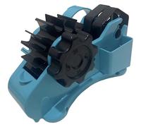 Dispenser di nastro adesivo trasparente con taglierina, slot multi-rotolo, piedini antiscivolo per un facile utilizzo