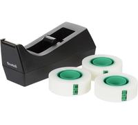 Dispenser Di Nastro Heavy Duty Con Nastro Magico X 3 Rulli Q Connect - 19mmx33M
