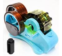 Dispenser di nastro termico blu, sublimazione con taglio a rotolo multiplo, semiautomatico con scomparti e anima a doppia bobina da 2,5 cm e 7,6 cm