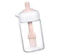 Dispenser di olio con pennello 2 in 1, testa in silicone resistente al calore, design a grondaia controllato, vaso per spezie non triple, ideale per cucina, barbecue, arrosti, fai da te, picnic