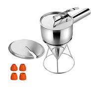 Dispenser di pasta per frittelle in acciaio inox strumento 1200 per cupcakes e torte con correnti regolabili