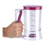 Dispenser di pastella per pancake Cupcake Waffle, Strumenti per la cottura con Coperchio e Scala, per Fare Torte, Pancake, Muffin, Waffle, 900 ml