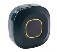 Dispenser di pellicola trasparente da parete con scatola in plastica antipolvere, per fogli da cucina e carta da forno, organizer per alimenti (verde scuro)