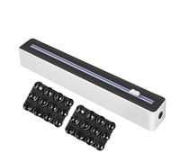 Dispenser di pellicola trasparente - taglierina per alluminio e carta solforata | montaggio a parete con ventose | organizer da cucina compatto e resistente per casa e uso professionale