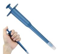 Dispenser di pillole in PET - cibo ergonomico per medicinali, manico per pillole, manico rotondo | pillole veterinarie approvate per animali domestici, strumento delicato di dilatazione medica