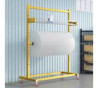 Dispenser di pluriball resistente con taglierino, porta rotolo di imballaggio regolabile per avvolgere efficacemente in magazzino, officina o laboratorio