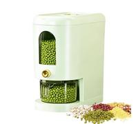 Dispenser di riso | A prova di umidità chiuso con misurino da 5 kg | Distributore automatico di riso | Per uso in cucina domestica, frigorifero, dispensa, guardaroba, adatto per riso, farina, miglio