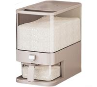 Dispenser di riso con dosaggio one-click Contenitore ermetico per riso in PP