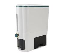 Dispenser Di Riso Grande Contenitore Per La Conservazione Del Riso Da 22 Libbre Con Cassetto Contenitore Per Cereali Per L'Organizzazione Della Cucina Domestica (Verde)