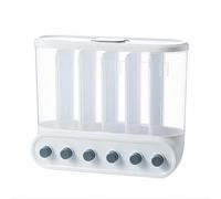 Dispenser di riso Secchi per cereali Secchi da parete Contenitore per alimenti secchi con coperchi adatto per riso cibo per animali domestici