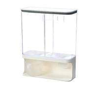 Dispenser di Riso Trasparente Contenitori per La Conservazione del Riso Fissati al Muro Organizzatore per Cereali da Cucina Conservazione Della Cucina