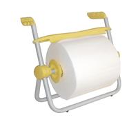 Dispenser di rotoli di carta da tavolo o da parete Tecnokit, completo di porta busta, per bobine di carta industriale e da cucina