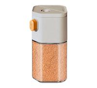 Dispenser Di Sale Da Cucina - Dimensioni Portatili 6x6x12,5 Cm, Corpo Di Con Tappo PP, Coperchio A Prova Di Perdita, Look Moderno | Utile Per Il Condimento A Casa, Caffetteria E Dispensa Per Uff