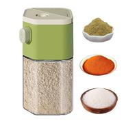 Dispenser Di Sale Da Cucina - Dimensioni Portatili 6x6x12,5 Cm, Corpo Di Con Tappo PP, Coperchio A Prova Di Perdita, Look Moderno | Utile Per Il Condimento A Casa, Caffetteria E Dispensa Per Uff