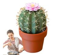 Dispenser di sale e pepe, shaker al pepe di sale,Cactus Design Salt and Pepper Dispensver Bottle - Design ricaricabile, vasetti di condimenti compatti per , ripristinarli