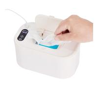 Dispenser di salviette - Baby Wipe Warder | Carica USB del distributore di salviette riscaldate | Anche il riscaldamento della pulizia del bambino con il display a temperatura bagnata bagnata portatil