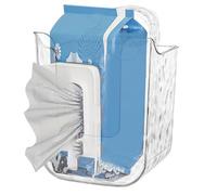 Dispenser di salviette di aspirazione, portasalviette di aspirazione,Supporto per fazzoletti per bagno | Contenitore per salviette per bagno da bagno, dispenser di salviette trasparenti
