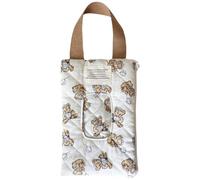 Dispenser di salviette per neonati, Porta salviette per neonati, Custodia trapuntata per riutilizzabili con manico, Custodia portatile per da viaggio per passeggino per auto e in