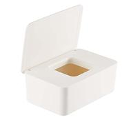 Dispenser di Salviette per Neonati, Porta Salviette Portatile per Neonati e Adulti, Porta Salviette per Neonati, Facile da Usare, Custodia per Salviette Antiscivolo, Dispenser di(Big Size-Bianco)