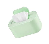 Dispenser di Salviette per Neonati, Scalda Salviette per Neonati con Controllo della Temperatura Portatile per i Viaggi (GREEN)