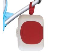 Dispenser di salviette - portatile da 6 pollici | Portaoggetti in PP - Contenitore per salviette per a prova di umidità e polvere per passeggini Borse per pannolini da viaggio per la