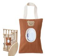 Dispenser di salviettine, sacchetto riutilizzabile per salviette umidificate per bambini, borsa contenitore portatile da appendere per casa, viaggi, cucina, organizzazione bagno