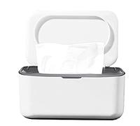 Dispenser di Salviettine Umidificate, Contenitore Porta Tovaglioli per Neonati Contenitore per Fazzoletti Bagnati Antipolvere per Casa, Ufficio (Grigio)