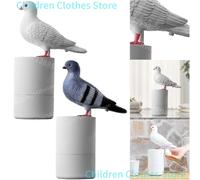 Dispenser di sapone a forma di piccione Lavamani in schiuma a induzione automatica Schiuma fine Dispenser di schiuma igienica con rilevamento automatico senza tocco Grey