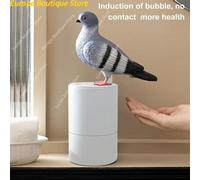 Dispenser di sapone a forma di piccione Lavamani in schiuma a induzione automatica Schiuma fine Dispenser di schiuma igienica con rilevamento automatico senza tocco Grey