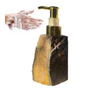 Dispenser di sapone a Mano per il bagno, Bottiglie di sapone ricaricabili in pietra naturale, Borse di pompaggio in ceramica con funzione di pressione, Bottiglia di shampoo da Viaggio, Dispenser di ja