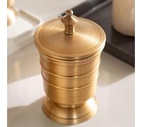 Dispenser di Sapone A Parete Portaspazzolino in Rame Antico Senza Viti Accessori per Il Bagno Barattolo di Stoccaggio in Ottone Dispenser di Sapone per Shampoo, Storage Jar