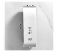 Dispenser di Sapone Adesivo Montaggio a Muro Distributore di Sapone a Muro Dispenser Bagno Doccia Gel Liquido Shampoo Dispenser (Color : White, Dimensione : Single Head)