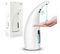 Dispenser di sapone automatico 300ml dispenser di sapone senza contatto con sensore a infrarossi per bagno, cucina, hotel, IPX6/IPX7 impermeabile (senza batterie incluse)