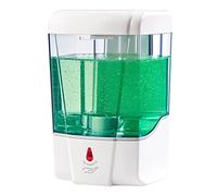Dispenser di sapone automatico ad alta capacità, montaggio a parete con sensore a infrarossi senza contatto, compatibile con bagno, cucina e