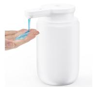 Dispenser di sapone automatico elettrico con sensore a infrarossi: set di dispenser per sapone liquido automatico IPX5 impermeabile, ricarica USB-C con sensore a infrarossi, sensore di movimento per