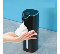 Dispenser di sapone automatico ricaricabile intelligente con sensore a infrarossi e grande capacità da 400 ml, bottiglia portatile per sapone liquido, dispenser elettrico di sapone schiumoso per casa,