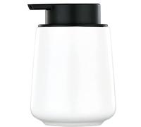 Dispenser di sapone bianco da 340 ml, dispenser di sapone per le mani in ceramica con pompa facile da premere, dispenser di sapone liquido ricaricabile per bagno, dispenser di sapone per piatti per
