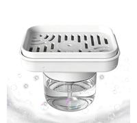 Dispenser di sapone compatto, strumento a pompa a pressione, porta spugna da cucina, accessorio efficiente per la pulizia del bagno, compagno di lavaggio affidabile della dispensa, organizer per