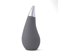 Dispenser di sapone comprimibile per cucina e bagno, bottiglia a forma di goccia (grigio ~ 200 ml)