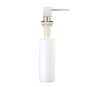 Dispenser di sapone Cucina di sapone distributore di detersivo bottiglia Sink Accessori Detergente bottiglia in acciaio inox pompa testa 350 Ml(A)