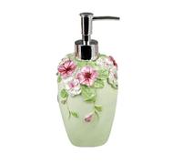 Dispenser di sapone da banco Dispenser di sapone liquido vintage con fiore 3D bottiglia per bagno cucina bancone dispenser di sapone liquido per le mani (Gr n)