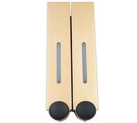 Dispenser di sapone da parete da 420 ml, design facile da premere per doccia e bagno, convenienza (oro 2)