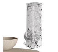 Dispenser di sapone da parete - Dispenser per shampoo e balsamo da 450 ml, dispenser per gel doccia, sapone liquido per lavaggio a mano, dispenser a ventosa per sapone pressato per il bagno